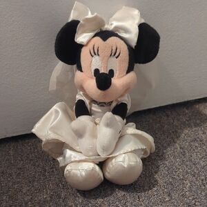 Minnie Mouse Plush in White Dress